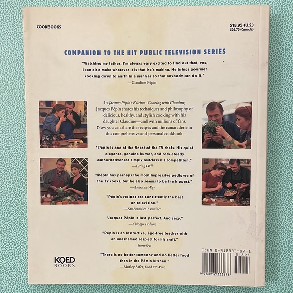 Jacques Pepin cookbook Cooking with Claudine - Picture 2 of 12